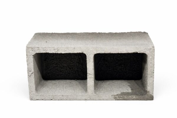 Bloco de Vedação com fundo 19x19x39 cm